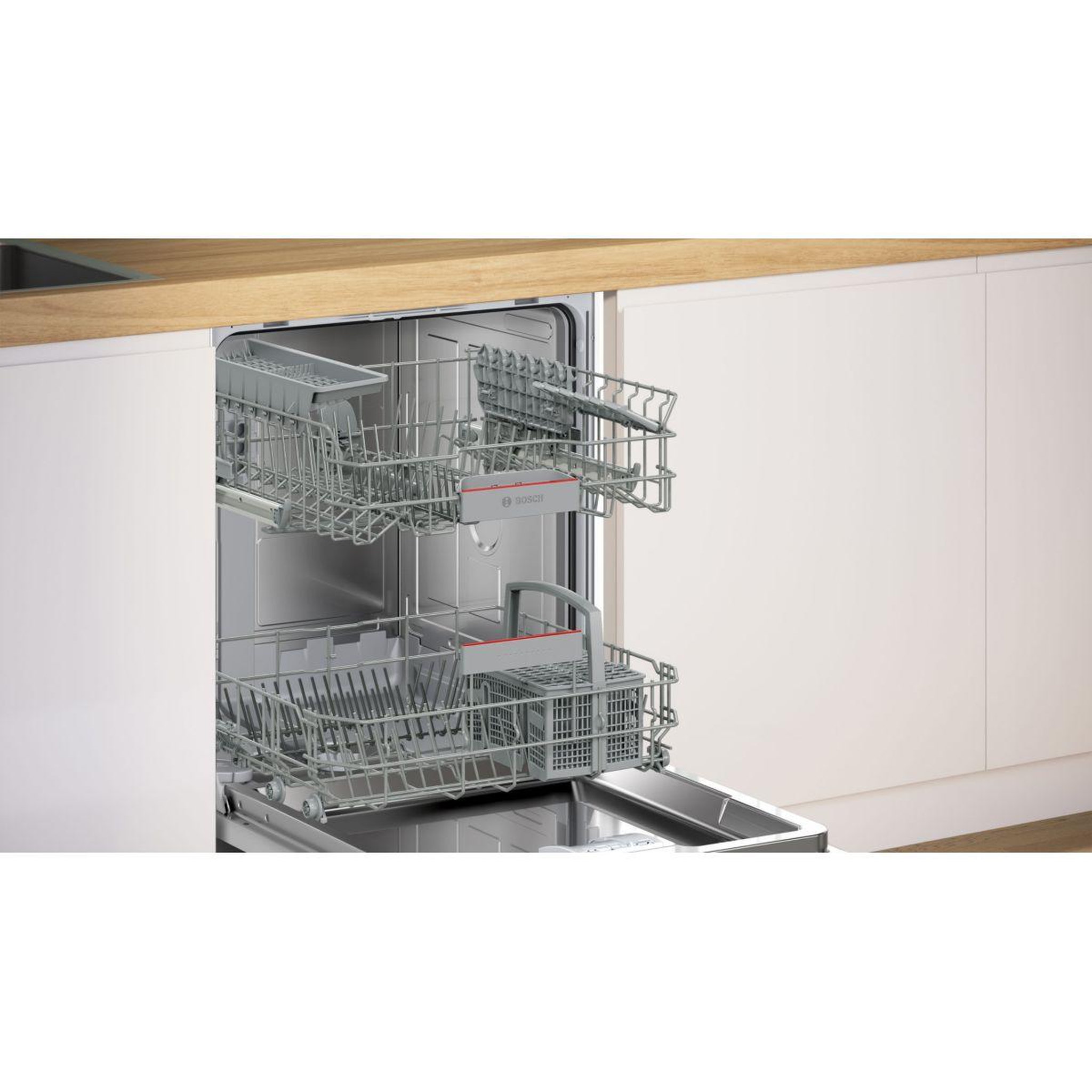 Voir la diapositive 2 : BOSCH Lave vaisselle encastrable SMV4ETX07E Serenity Série 4 Silence Plus