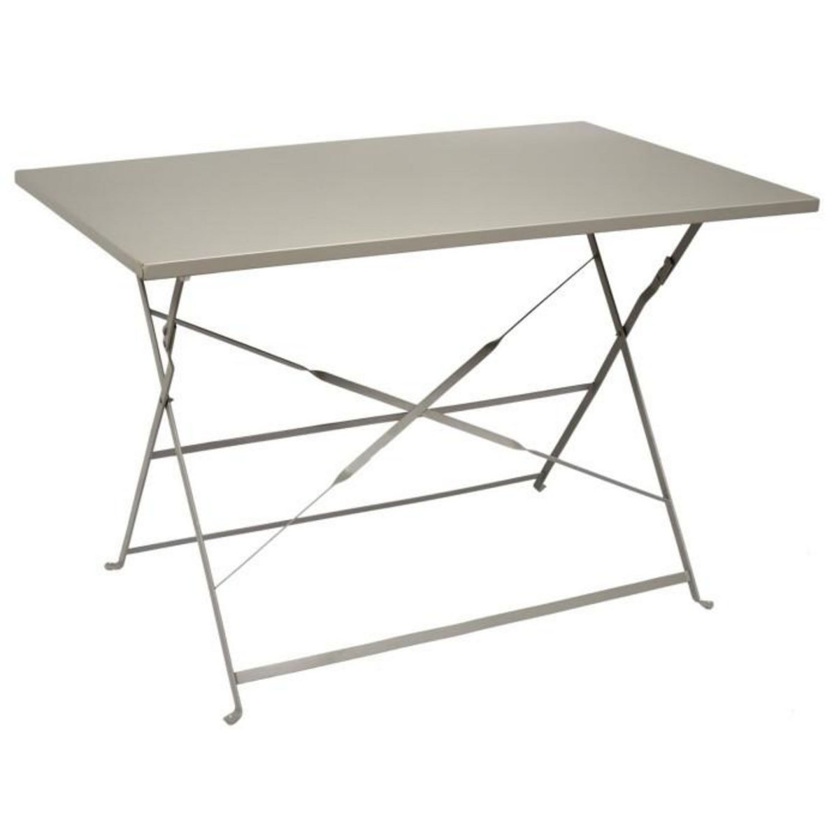 Paris Prix Table de Jardin Pliante  Palerme  110cm Taupe