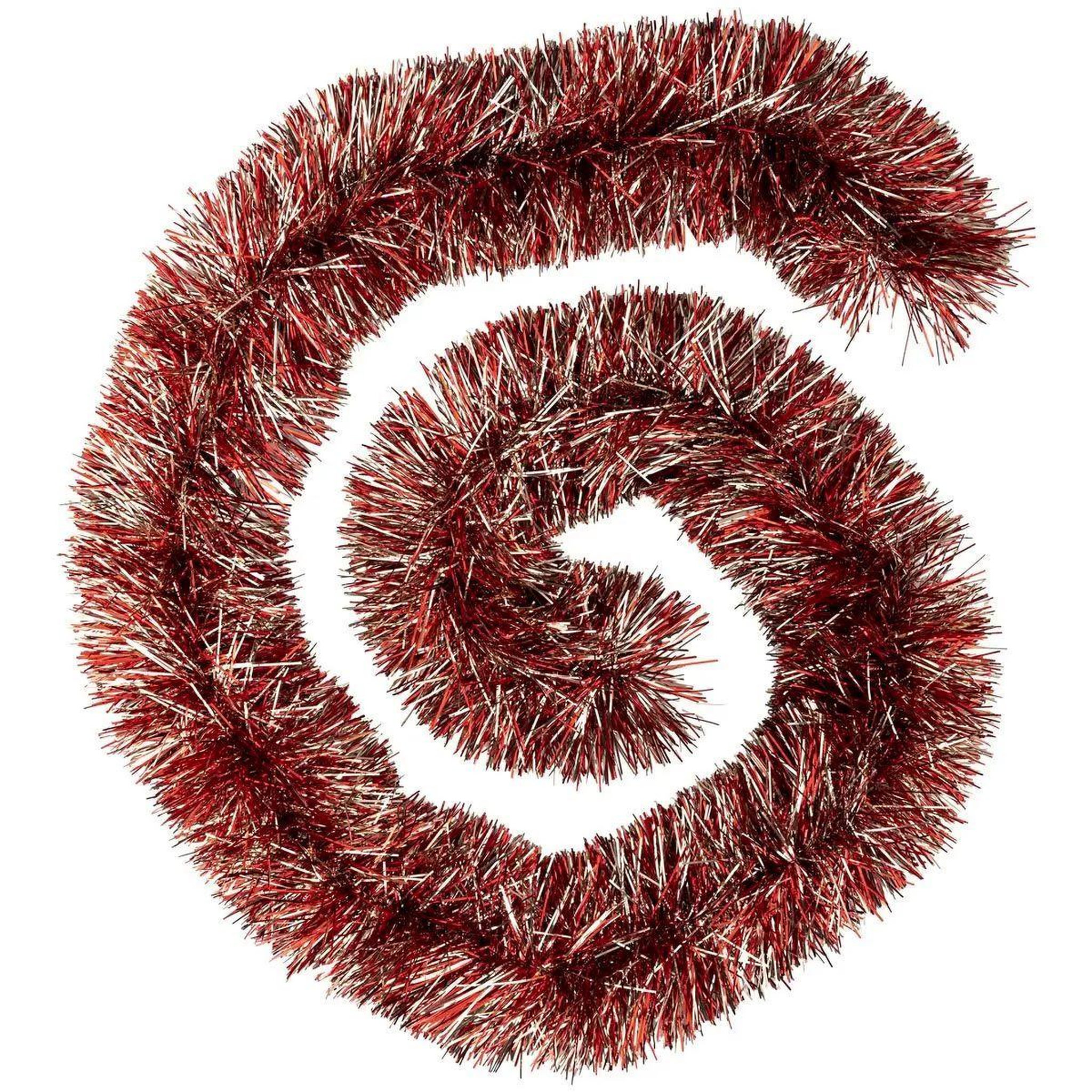 ATMOSPHERA Guirlande de noël  maison  200cm rouge & or