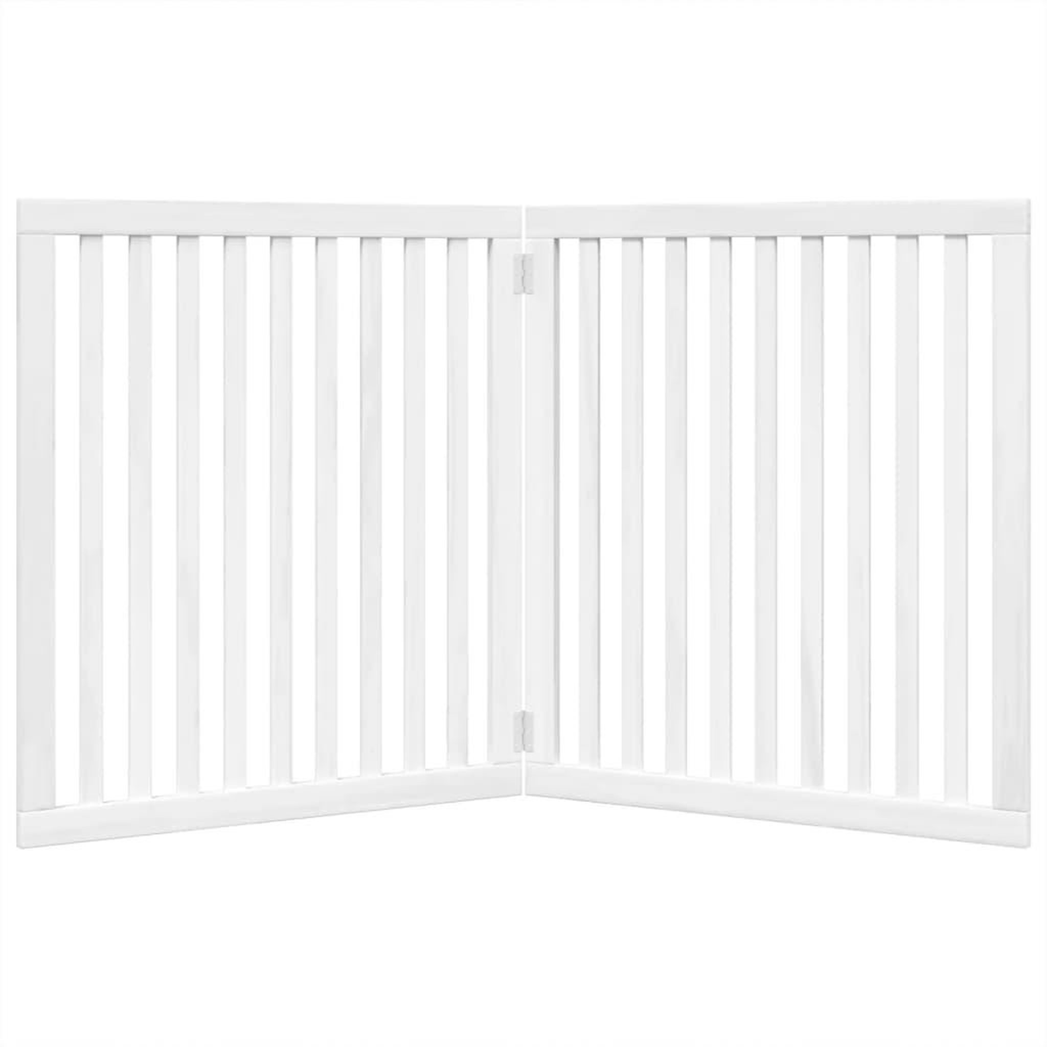 Voir la diapositive 4 : VIDAXL Barriere pour chien pliable 2 panneaux 160 cm bois de peuplier