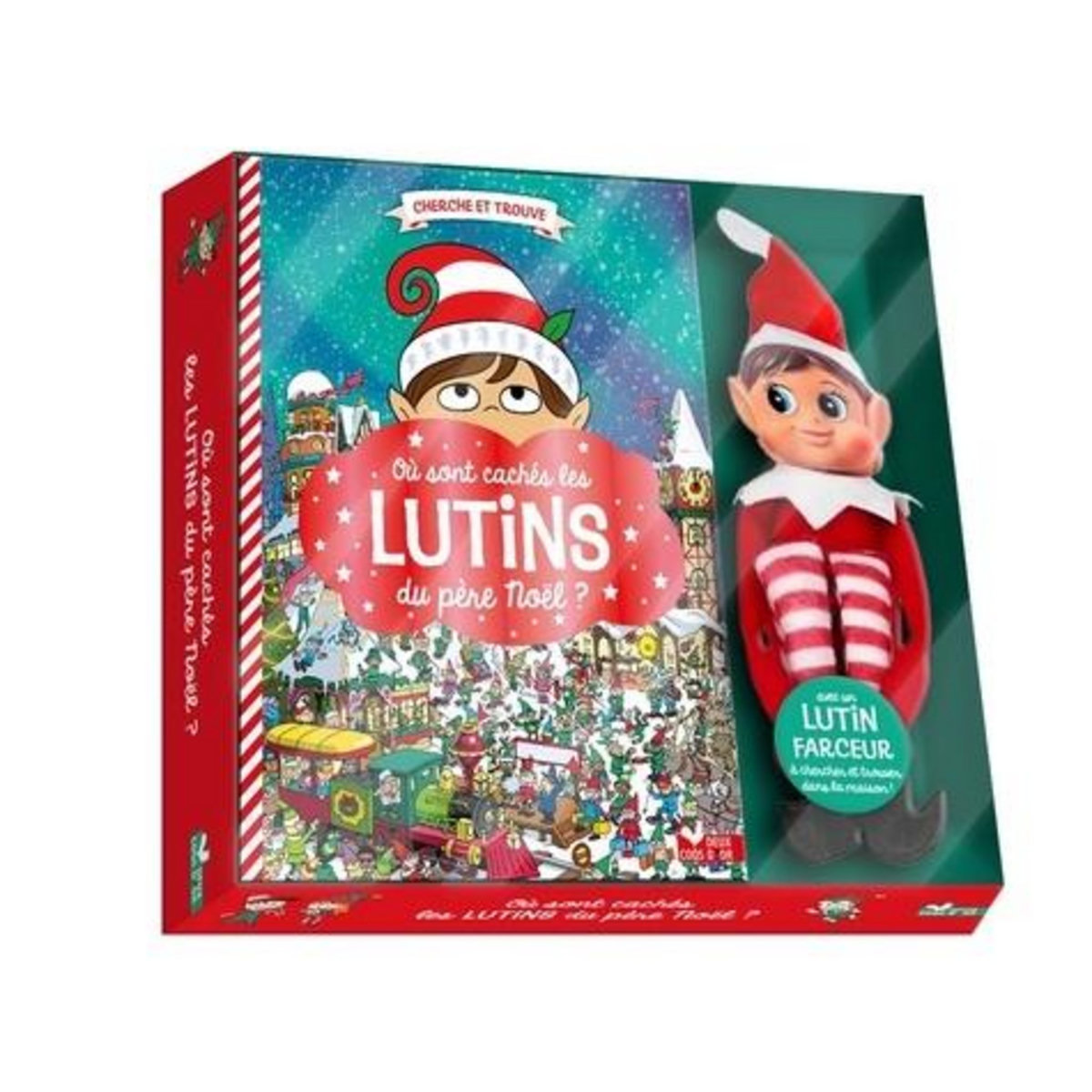 OU SONT CACHES LES LUTINS DU PERE NOEL ? COFFRET AVEC UN LUTIN FARCEUR, Whelon Chuck
