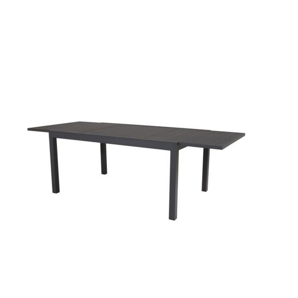 Paris Prix Table de Jardin Extensible  Marbella  160-240cm Noir
