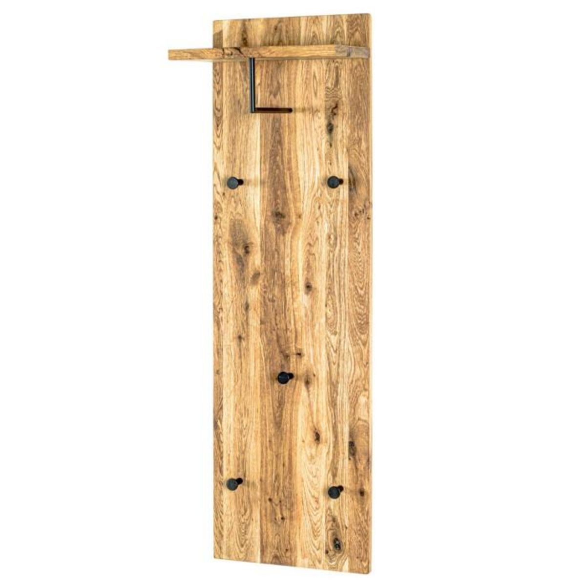 Paris Prix Patère Murale 5 Crochets & Cintre  Royal Oak  100cm Naturel