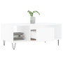 Voir la diapositive 4 : VIDAXL Table basse Blanc 90x50x36,5 cm Bois d'ingenierie