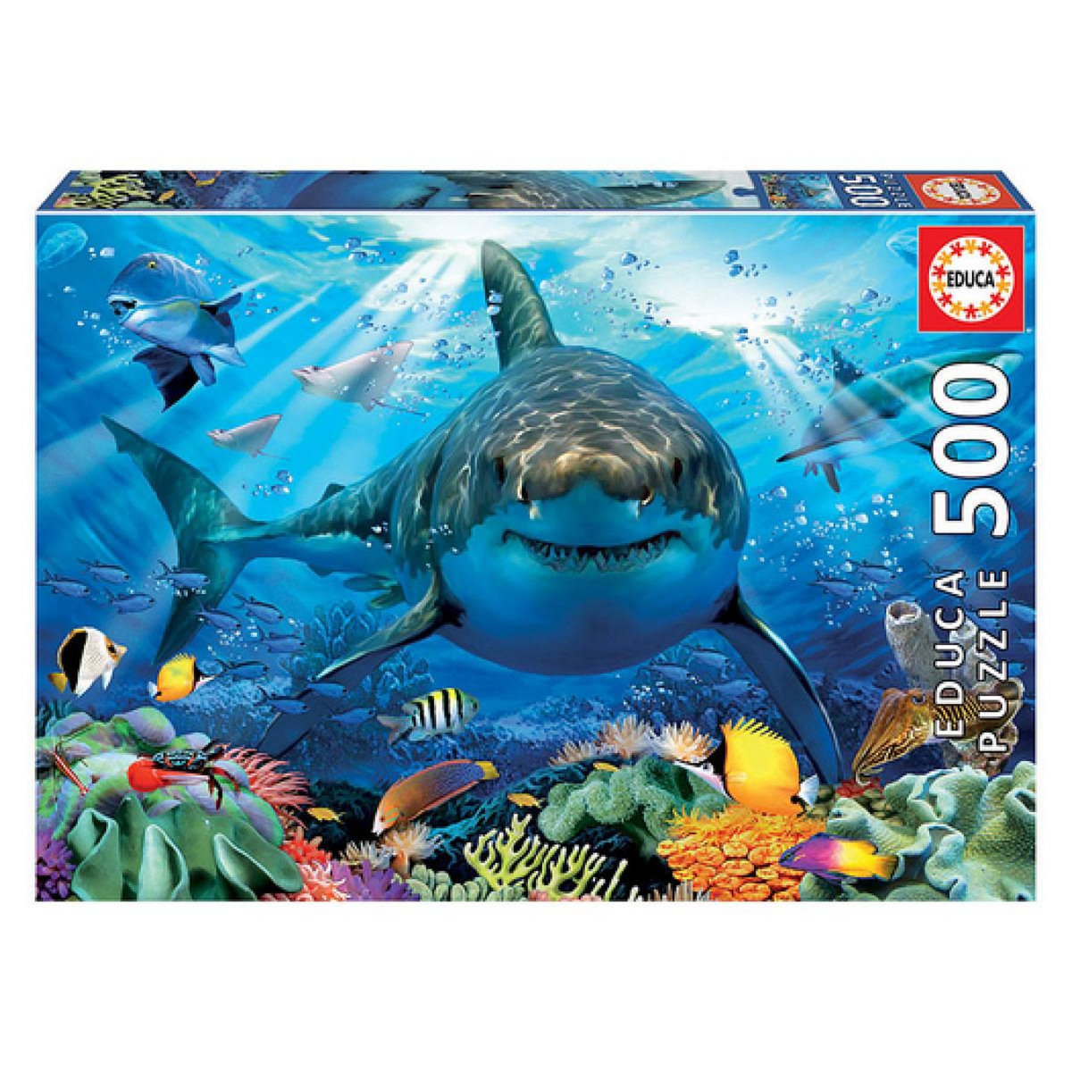 EDUCA Puzzle Grand Requin Blanc 500 pièces
