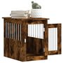 Voir la diapositive 5 : VIDAXL Meuble de cage pour chiens chene fume 45x62x59 cm