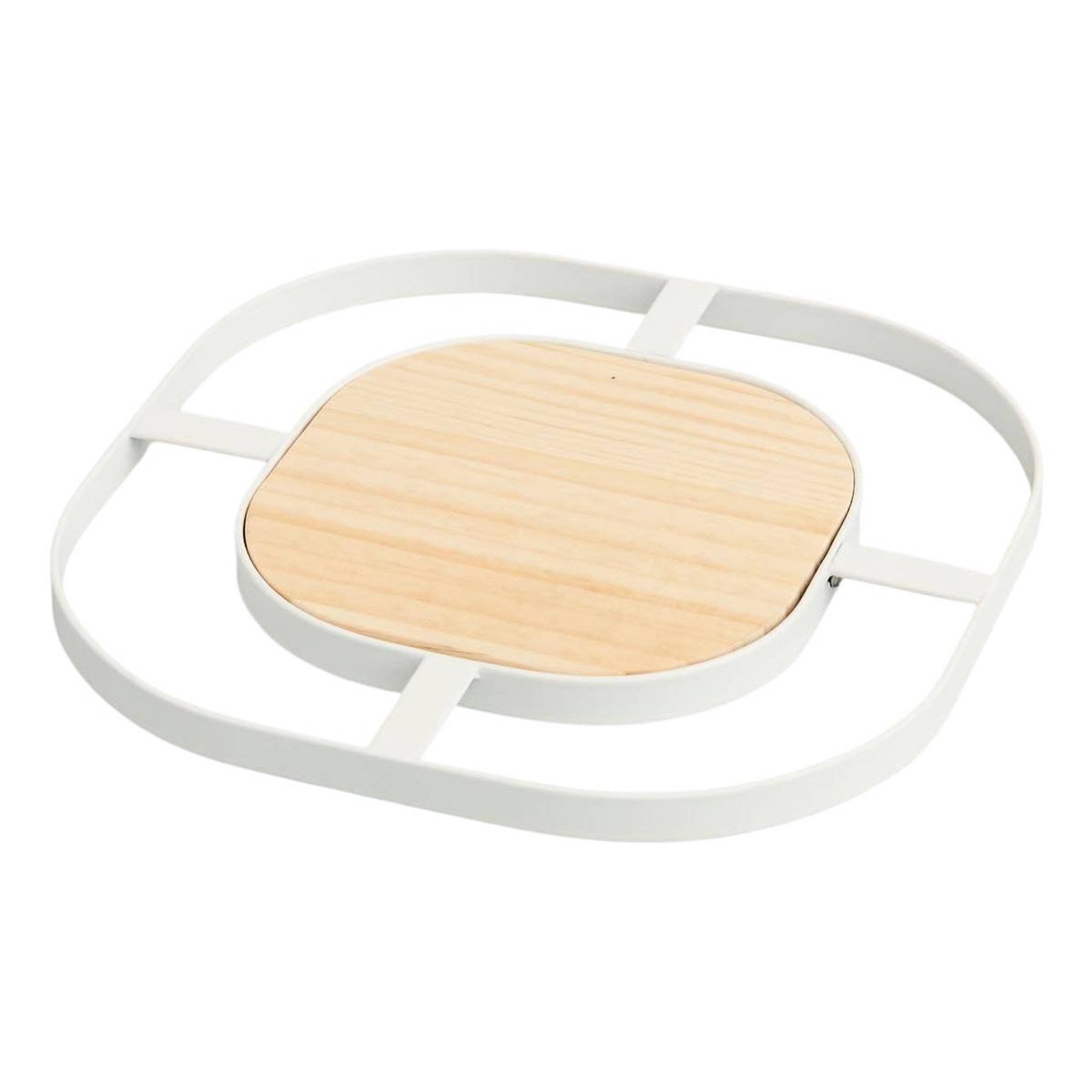 FIVE Dessous de plat en métal  balm  17cm blanc