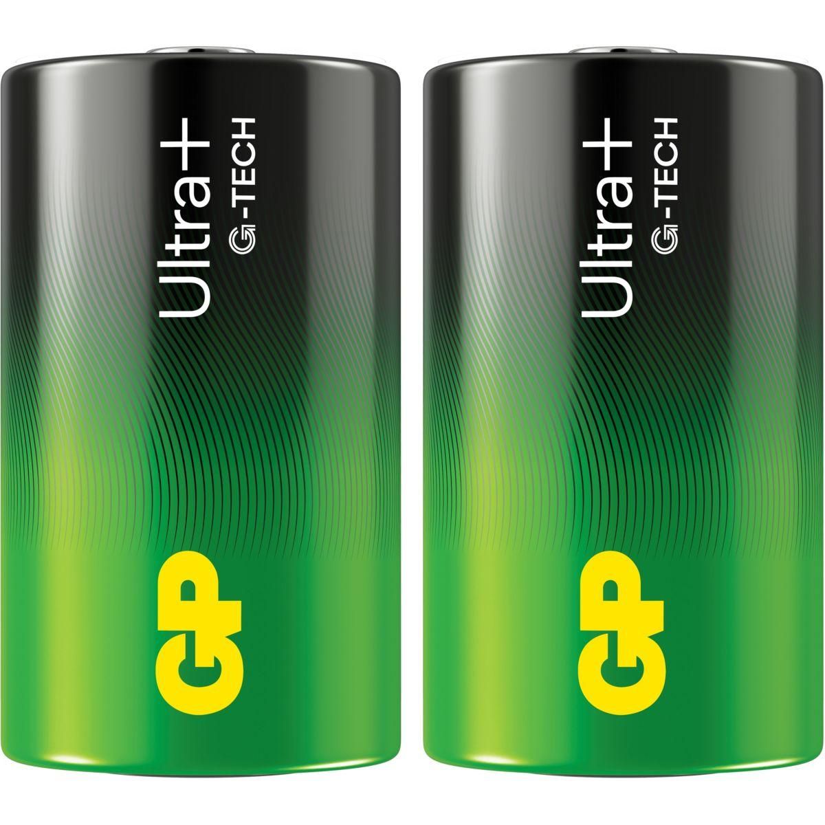 GP BATTERIES Pile ULTRA PLUS 2 Piles D / LR20