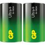 Voir la diapositive 2 : GP BATTERIES Pile ULTRA PLUS 2 Piles D / LR20