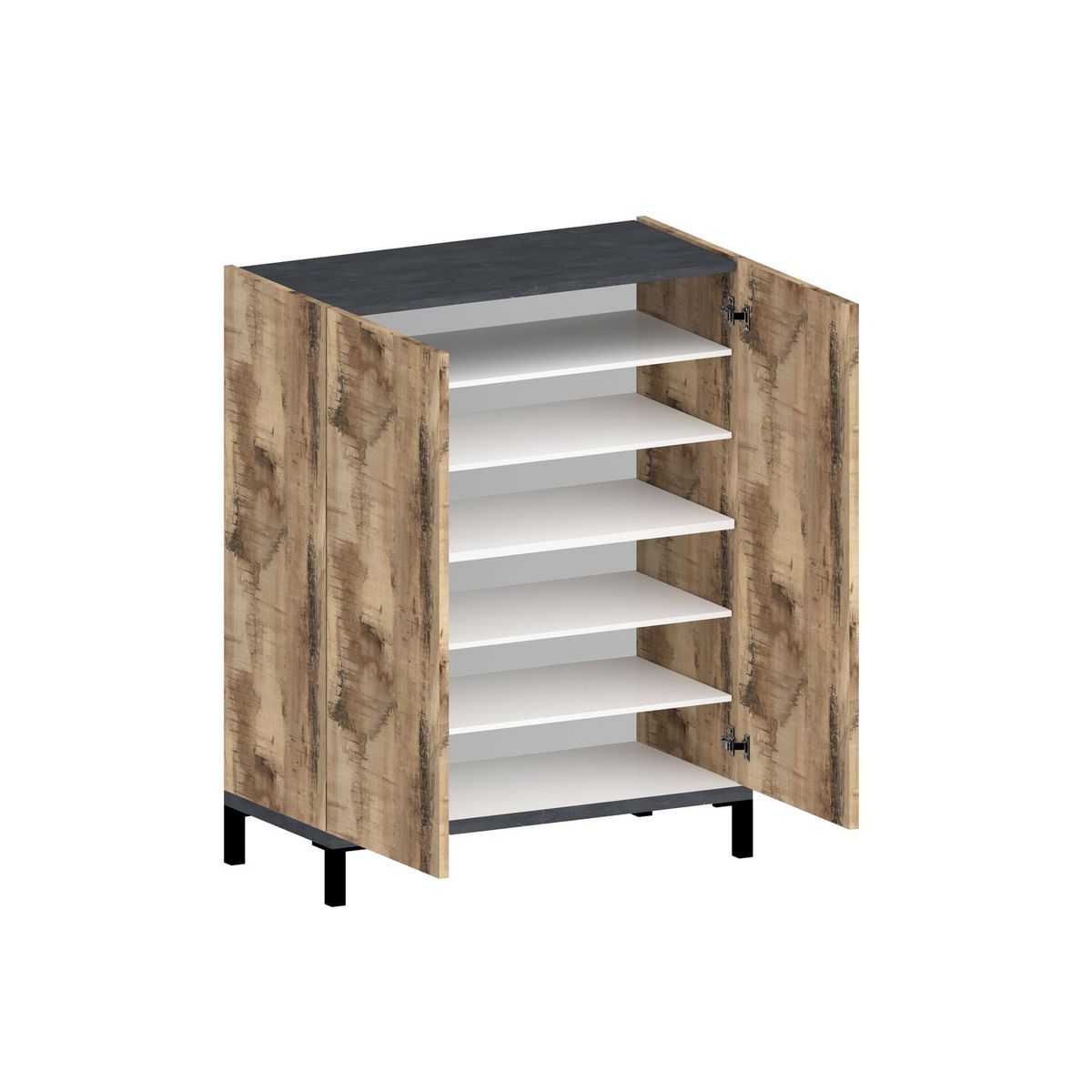 Meuble à chaussures 2 portes L90cm BARI