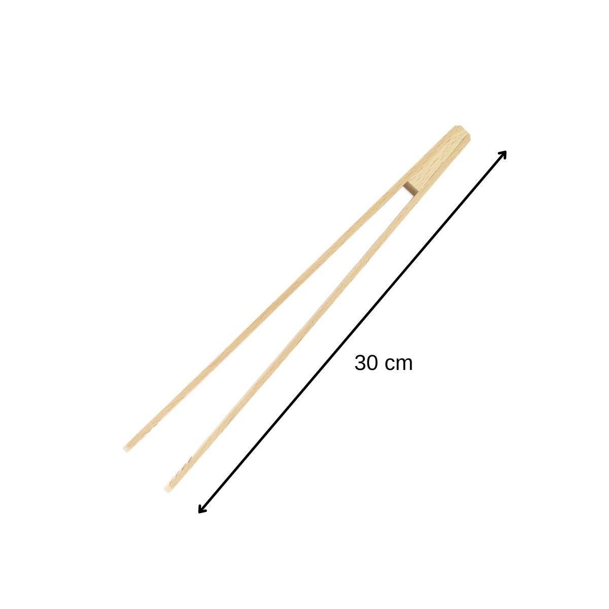 Fackelmann Pince de cuisine en bois 30 cm Fackelmann Wood Edition