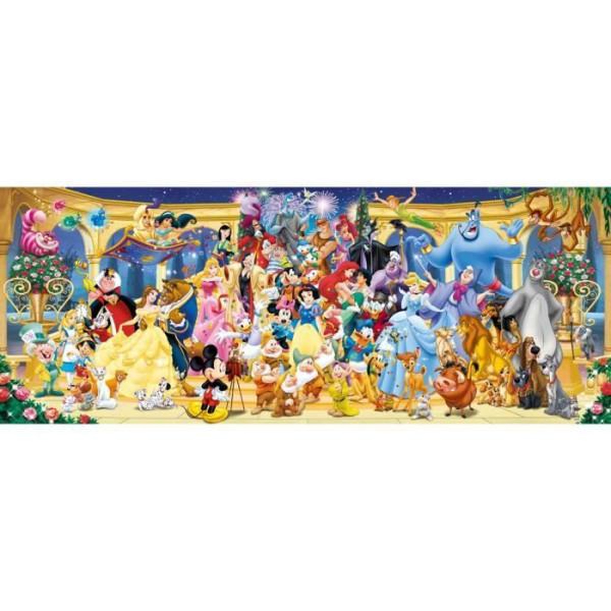 RAVENSBURGER Puzzle 1000 pieces photo de groupe disney, panorama, adultes et enfants des 14 ans, 12000444, ravensburger