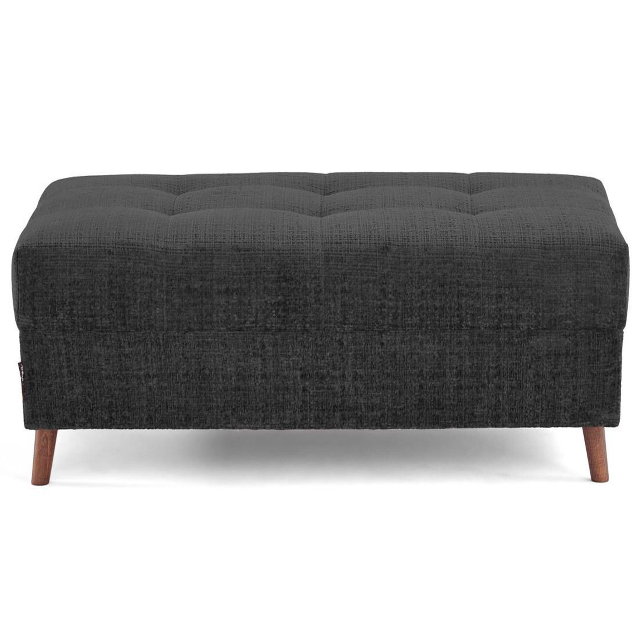 Voir la diapositive 1 : LISA DESIGN Rune - pouf en velours texturé