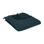 ATMOSPHERA Plaid Mohair  Kodi  130x180cm Bleu