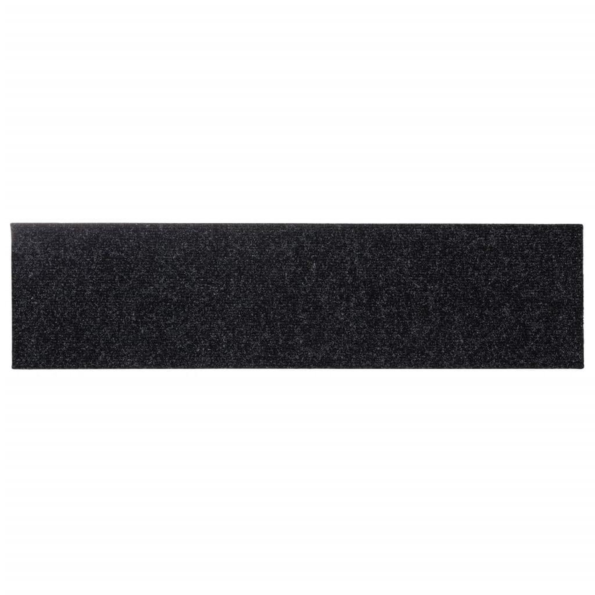 Voir la diapositive 5 : VIDAXL Tapis d'escalier autocollants Rectangulaire 15 pcs 76x20cm Noir