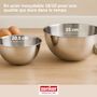 Voir la diapositive 4 : ZENKER Ensemble comprenant 1 Moule à Manqué Zenker, 2 Bols à Mixer en inox Fackelmann
