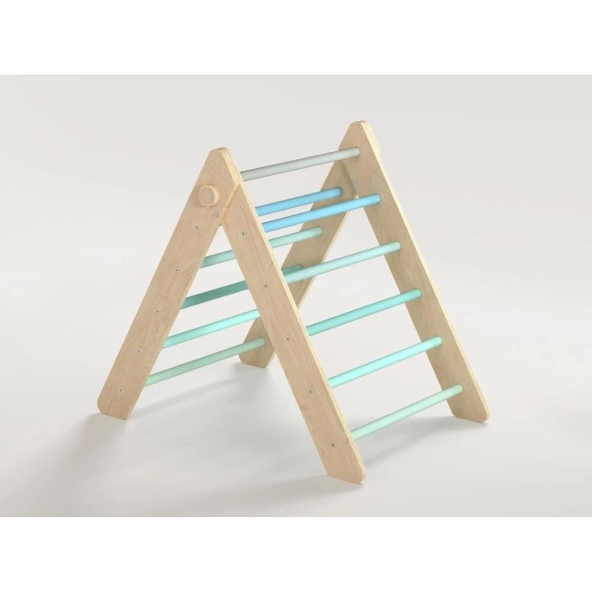 ELIS DESIGN Triangle Pikler Montessori bleu