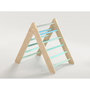 Voir la diapositive 2 : ELIS DESIGN Triangle Pikler Montessori bleu
