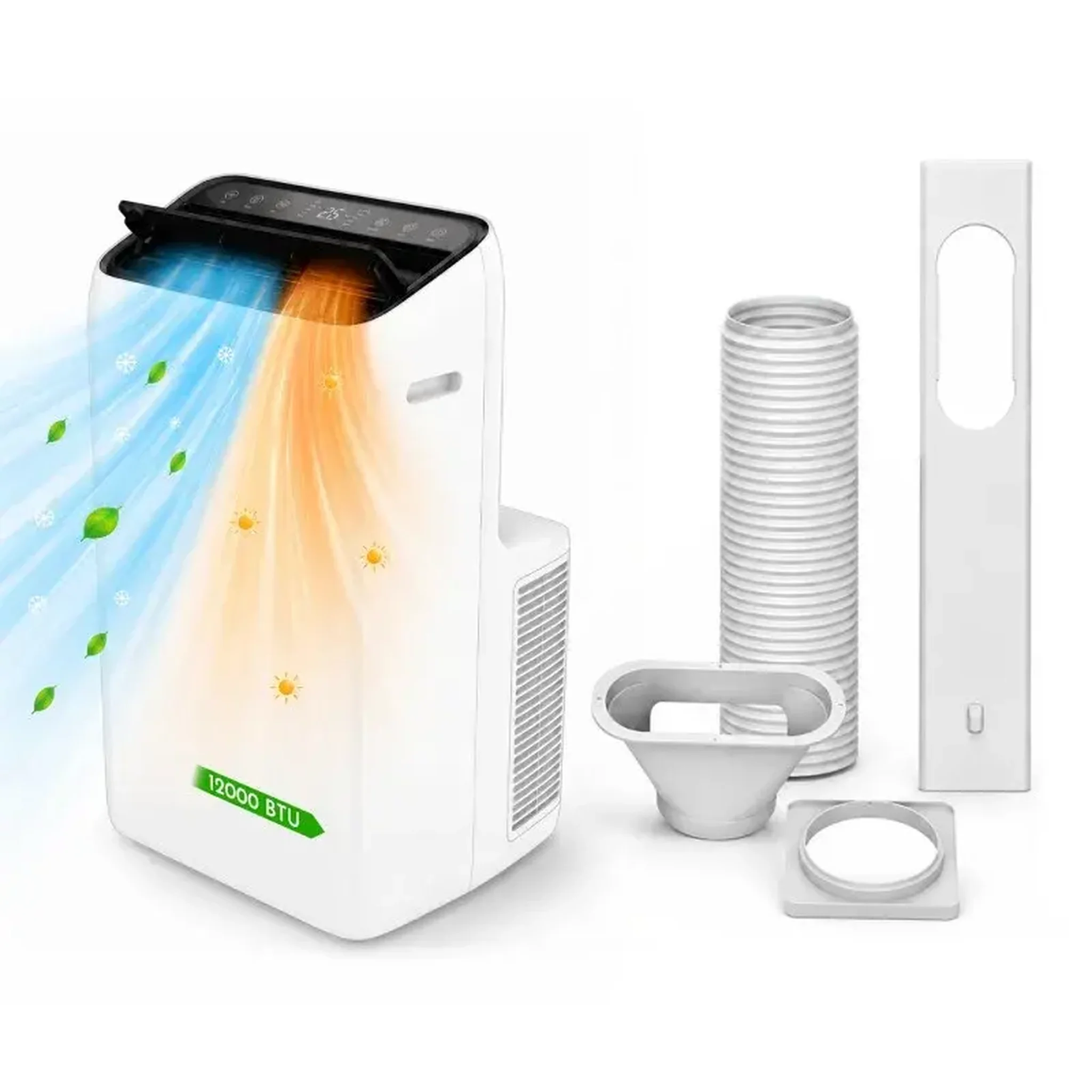 FINLANDEK Climatiseur Portable Réversible 12000 Btu - Refroidissement & Chauffage