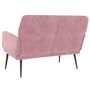Voir la diapositive 5 : VIDAXL Banc Rose 108x79x79 cm Velours