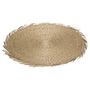 Voir la diapositive 2 : TOILINUX Lot de 6 sets de table cuba - Diamètre 38 cm - Beige