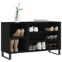 Voir la diapositive 3 : VIDAXL Armoire a chaussures Noir 102x36x60 cm Bois d'ingenierie