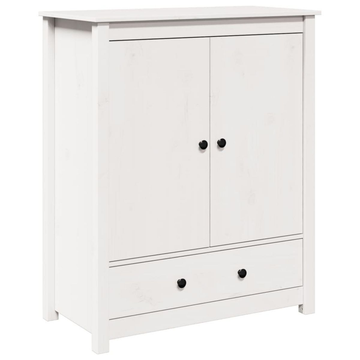 VIDAXL Buffet Blanc 83x41,5x100 cm Bois massif de pin