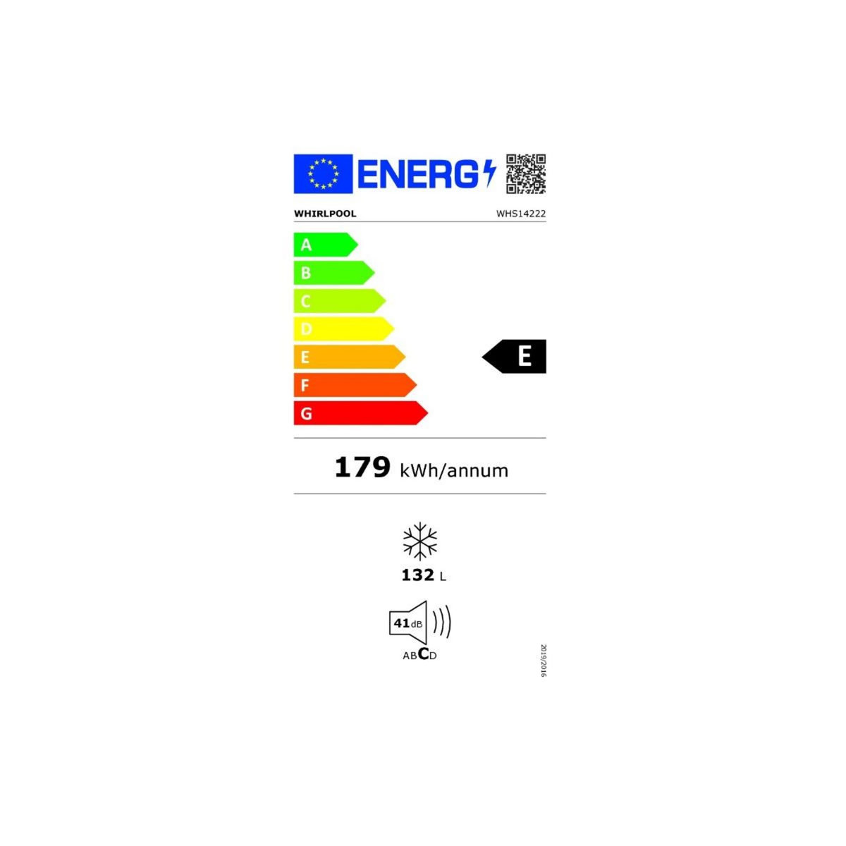 Whirlpool Congélateur coffre 57.3cm 132l - WHS1422