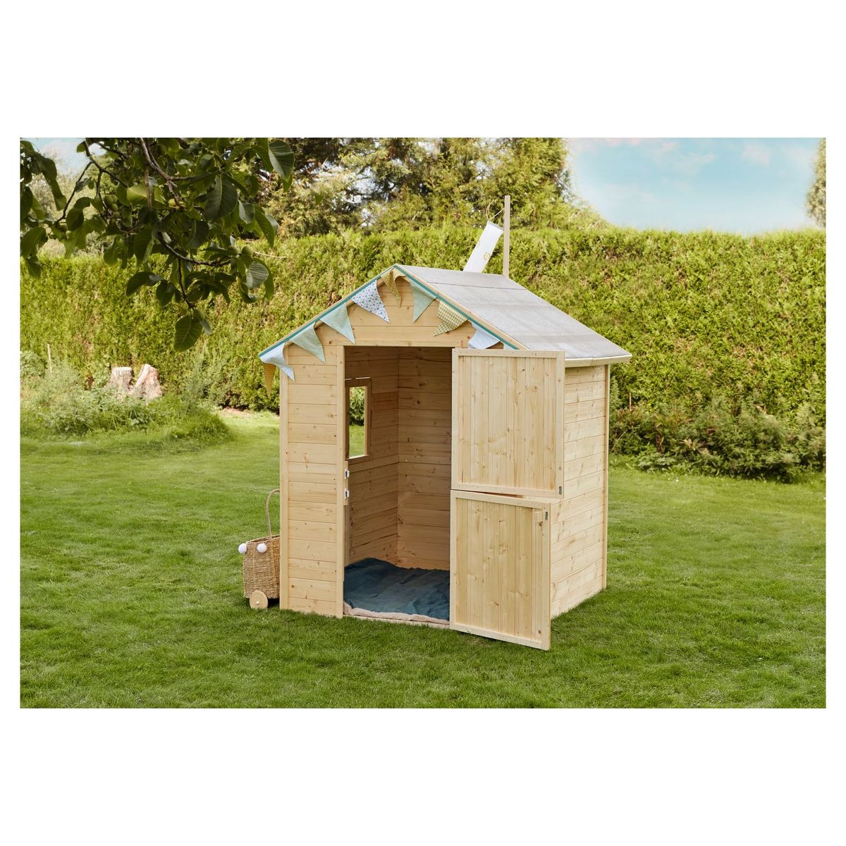 Soulet Cabane de jardin pour enfant - Bois -  H1.62m - GARANCE