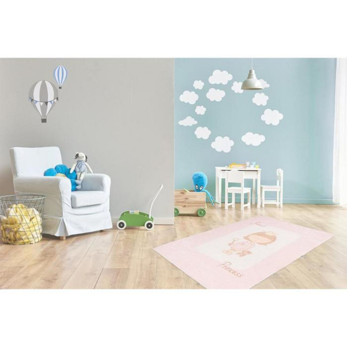 Paris Prix Tapis Enfant Imprimé  Bambini VI  Rose