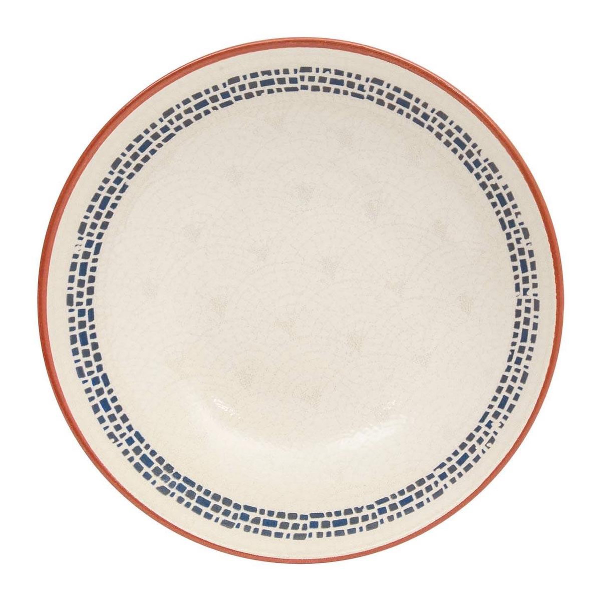 SECRET DE GOURMET Lot de 6 assiettes creuses  morgane  20cm crème