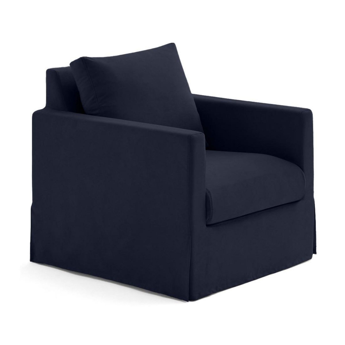 LISA DESIGN Serena - fauteuil déhoussable en tissu