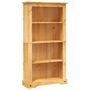 Voir la diapositive 2 : VIDAXL Bibliotheque 4 niveaux Gamme  Pin mexicain 80x29x150 cm