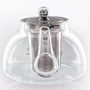 Voir la diapositive 3 : Aromandise Théière en verre avec filtre en inox - 0,8 L