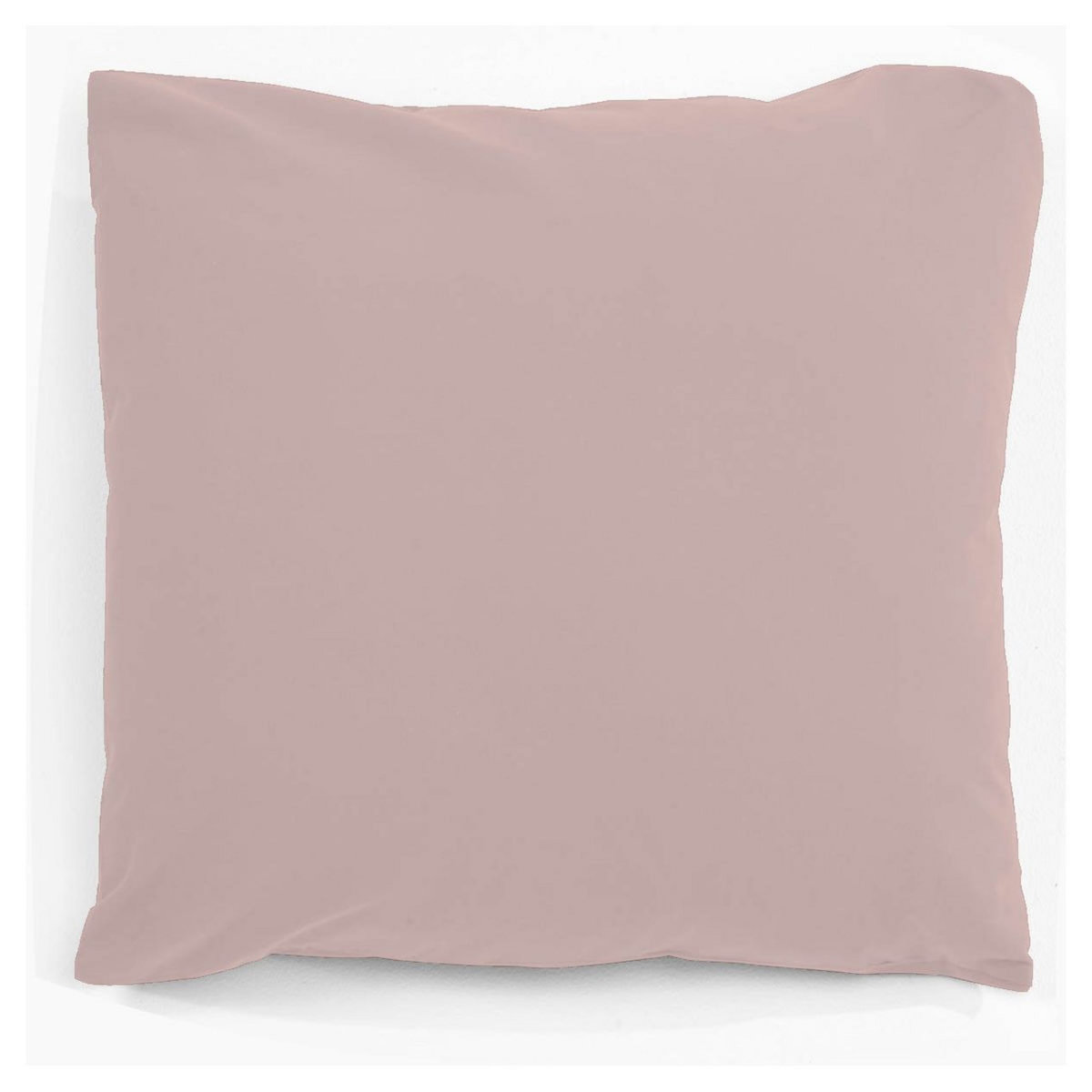 Taie d'oreiller unie en coton 47 fils 