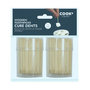 Voir la diapositive 1 : Paris Prix Lot de 2 Pots à Cure-Dents  Bambou  7cm Beige