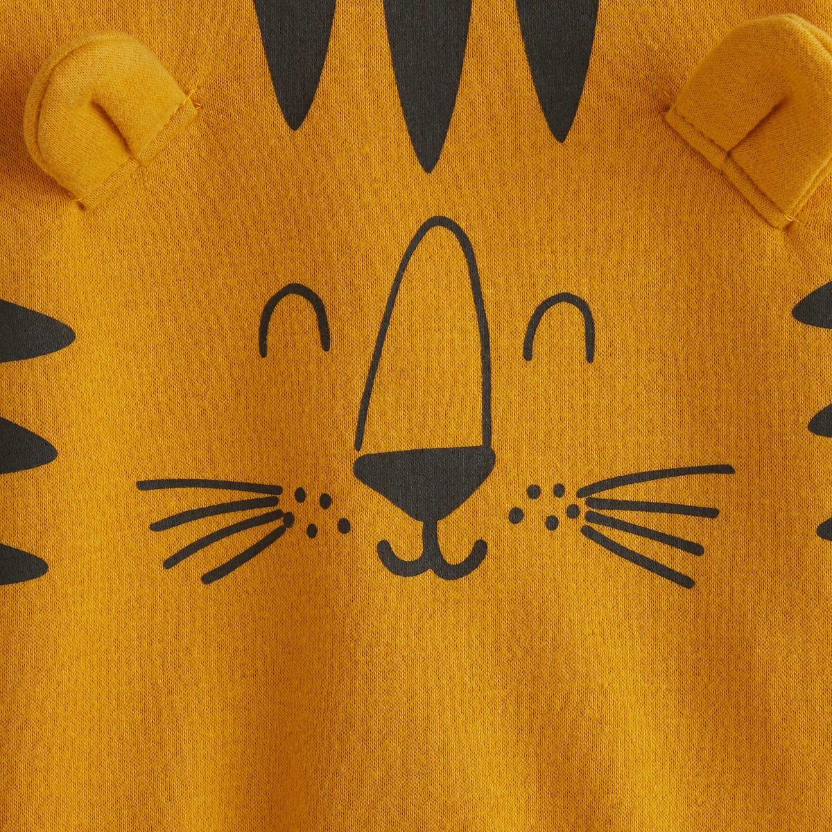 IN EXTENSO Sweat col rond molleton coton bio lion bébé garçon