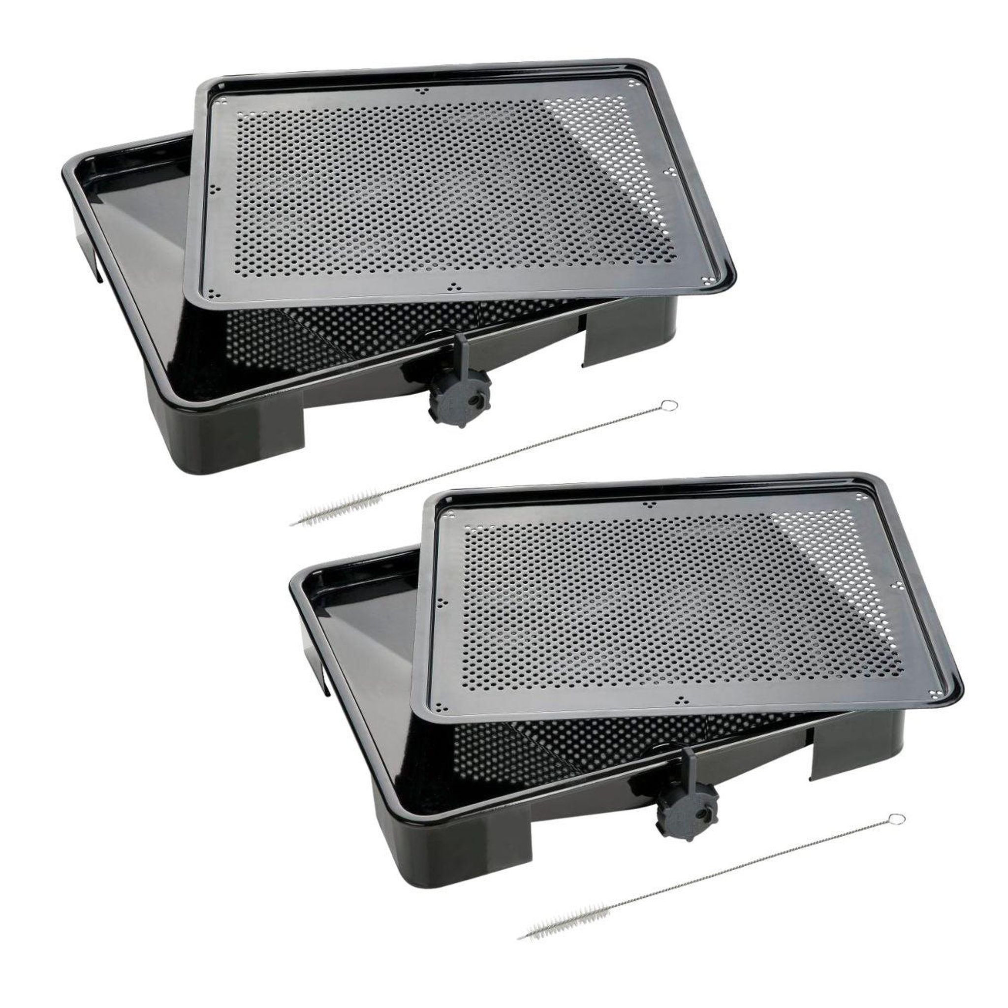 ZENKER Lot de 2 plats four 39/39 cm en acier émaillé avec 2 ustensiles zenker special cooking