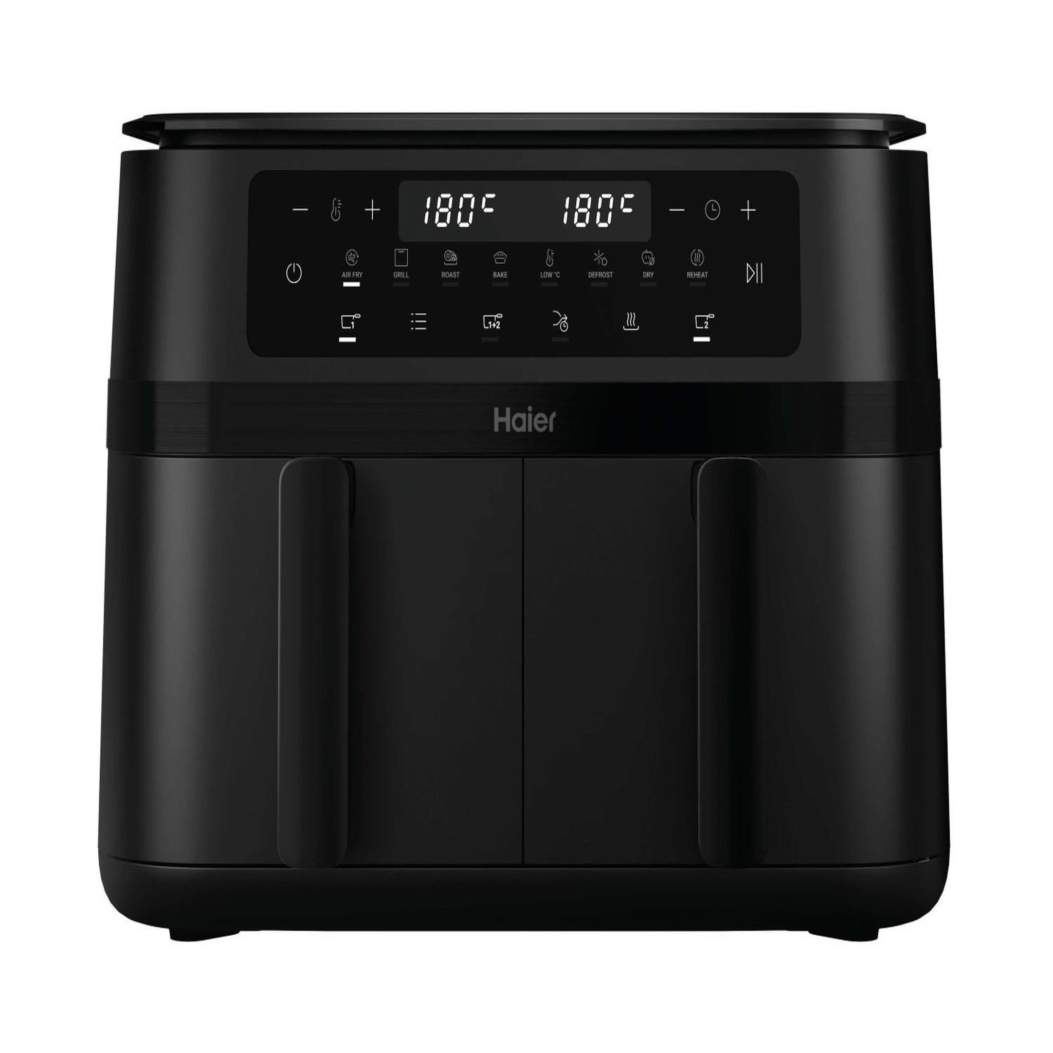 HAIER Haier HAF3AD 011 Double 11,5 L Autonome 3000 W Friteuse d'air chaud Noir