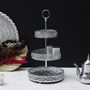 Voir la diapositive 2 : Paris Prix Plateau de Présentation  3 niveaux  46cm Argent