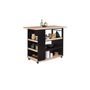 Voir la diapositive 1 : Ilot mobile de cuisine 110 cm GASTON