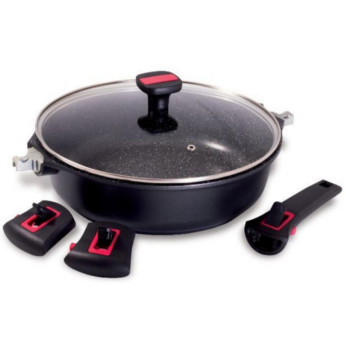 BAUMALU Sauteuse anti-adhésive 28cm + couvercle - 383604