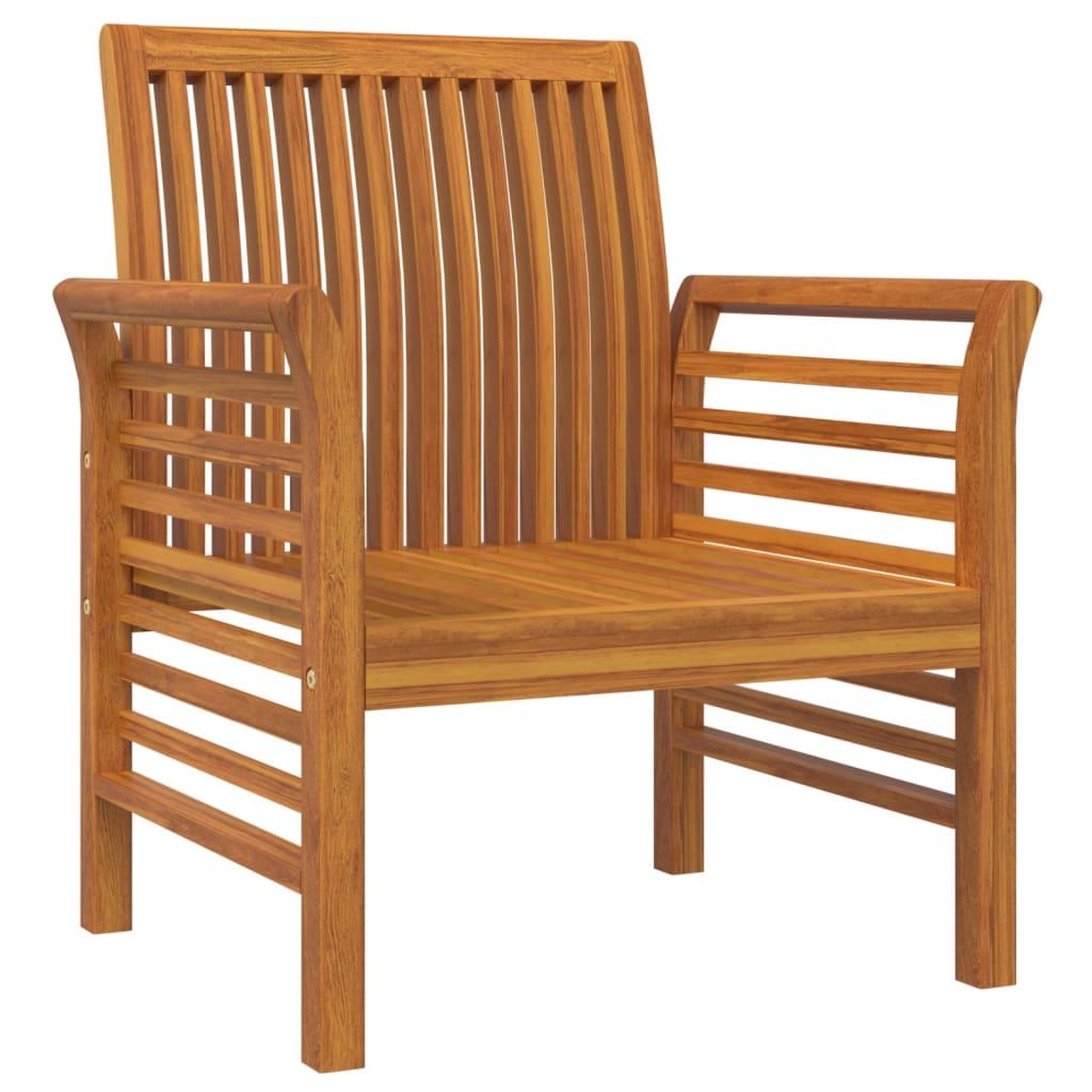 Voir la diapositive 4 : VIDAXL Chaises de canape coussins gris fonce lot de 2 acacia massif