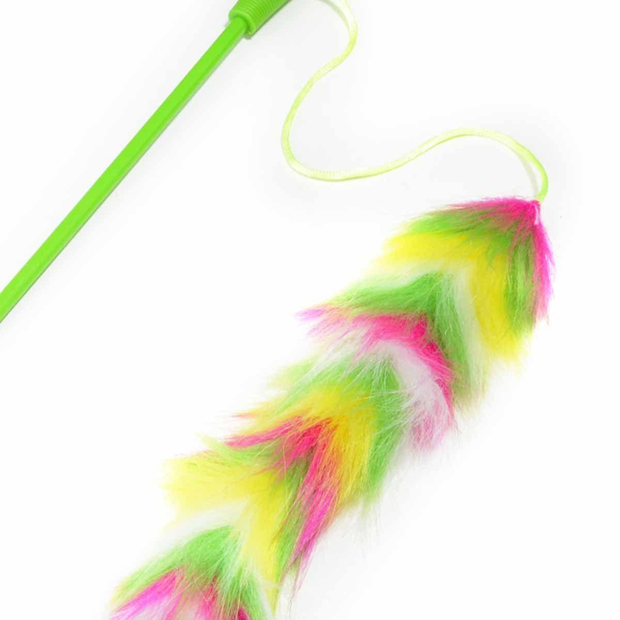 Voir la diapositive 2 : LOVE STORY Jouet pour Chien & Chat  Canne à Pêche  43cm Vert