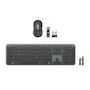 Voir la diapositive 2 : Logitech Ensemble clavier et souris Logitech Signature Slim Combo MK950 Graphite