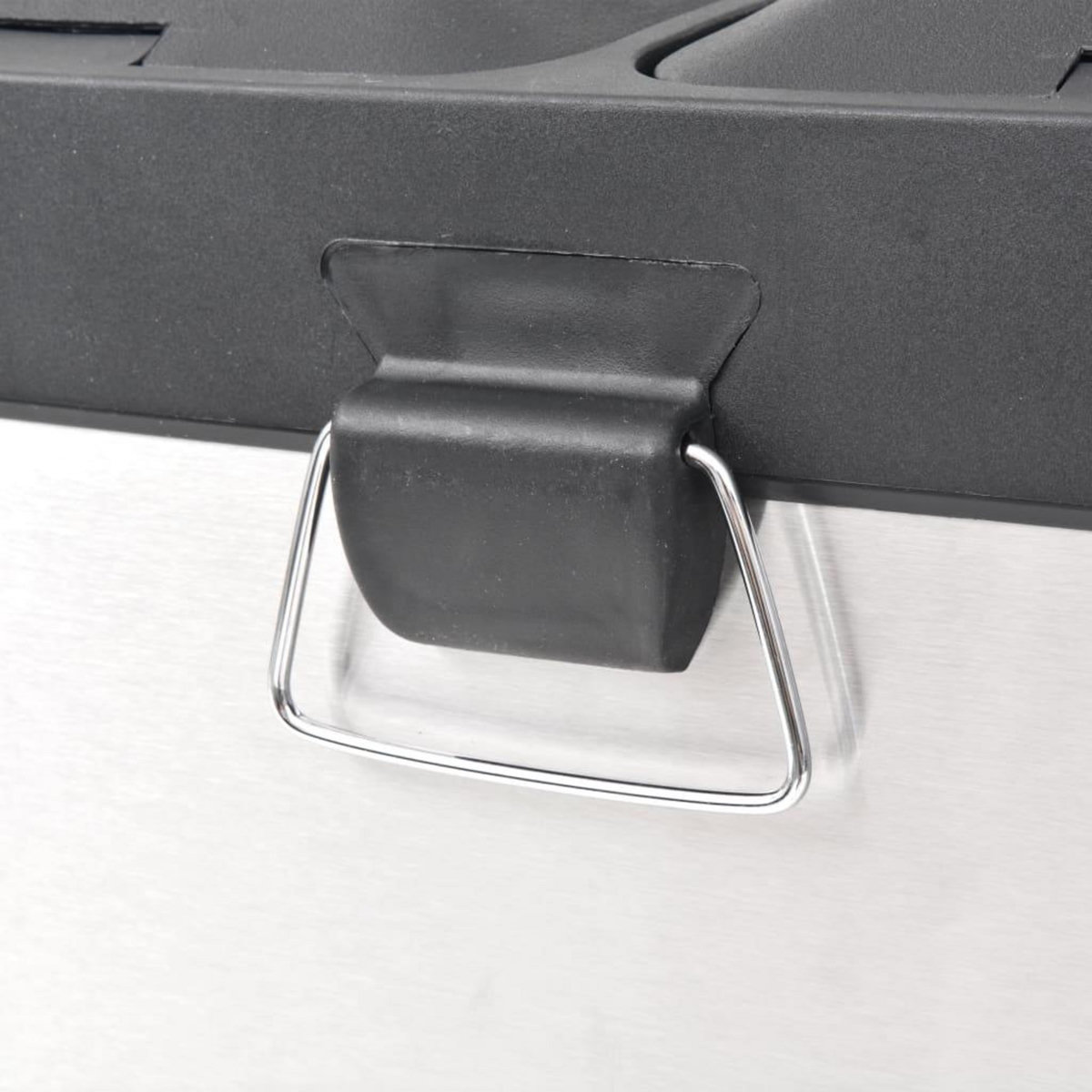 VIDAXL Poubelle a ordures Acier inoxydable 36 L