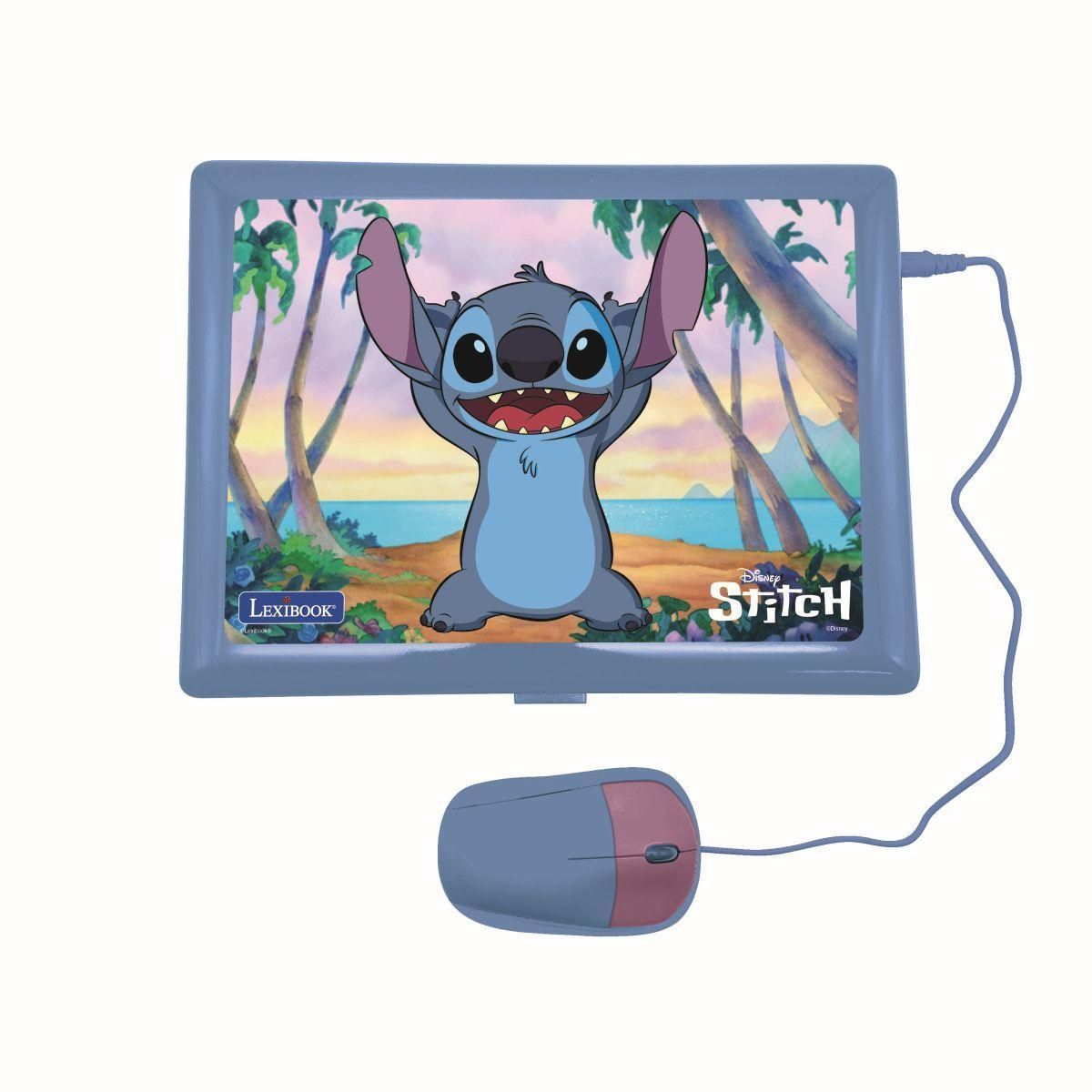 Lexibook Ordinateur portable éducatif bilingue Stitch (EN/ES)