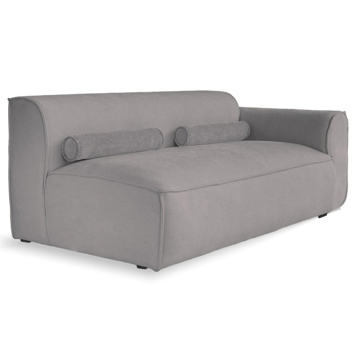 BEST MOBILIER Felix - module d'assise droit en tissu texturé