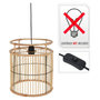 Voir la diapositive 1 : H&S Collection H&S Collection Lampe suspendue Naturel