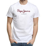 Pepe Jeans T-shirt Blanc Homme Pepe Jeans Eggo N. Coloris disponibles : Blanc